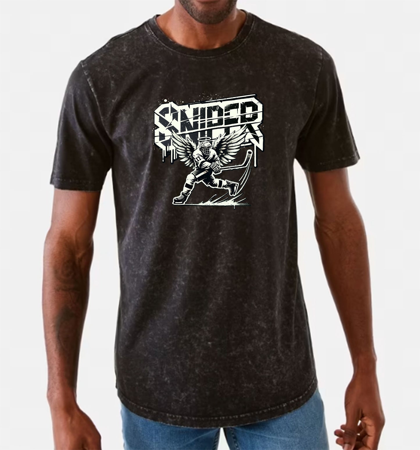 Sniper Game Saver | Acid Wash Tee Shirt